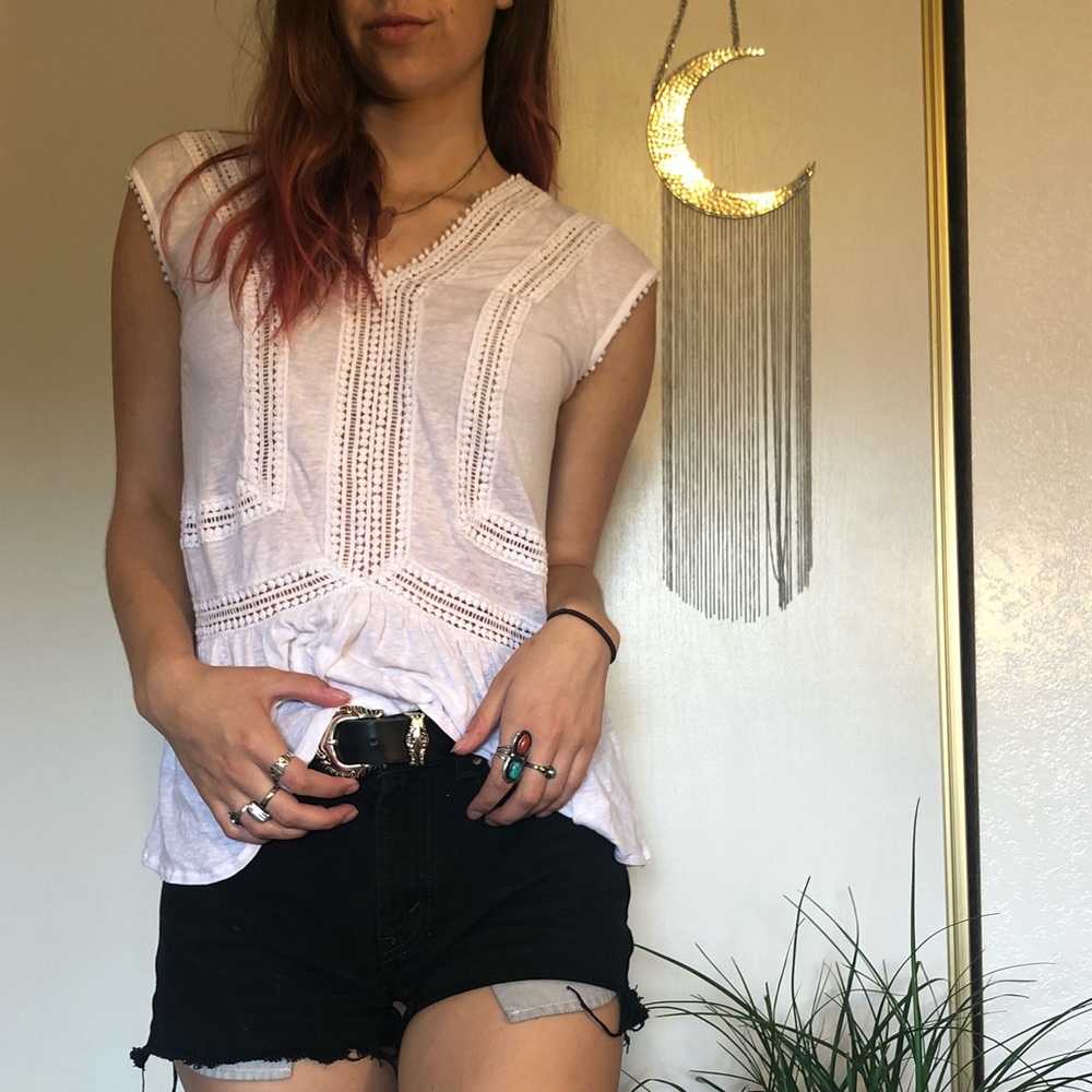 White Loft blouse
